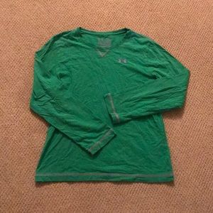 Green w/ Purple Accent Under Armour Cotton T-Shirt